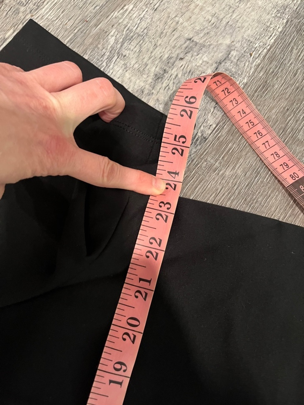 New Betabrand Boxy High Low Short Sleeve Top – Black (XL) - Picture 7 of 9